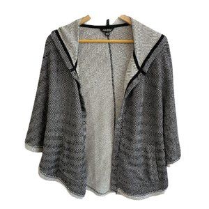 LUCKY BRAND HOODED SNAP CAPE XS/S